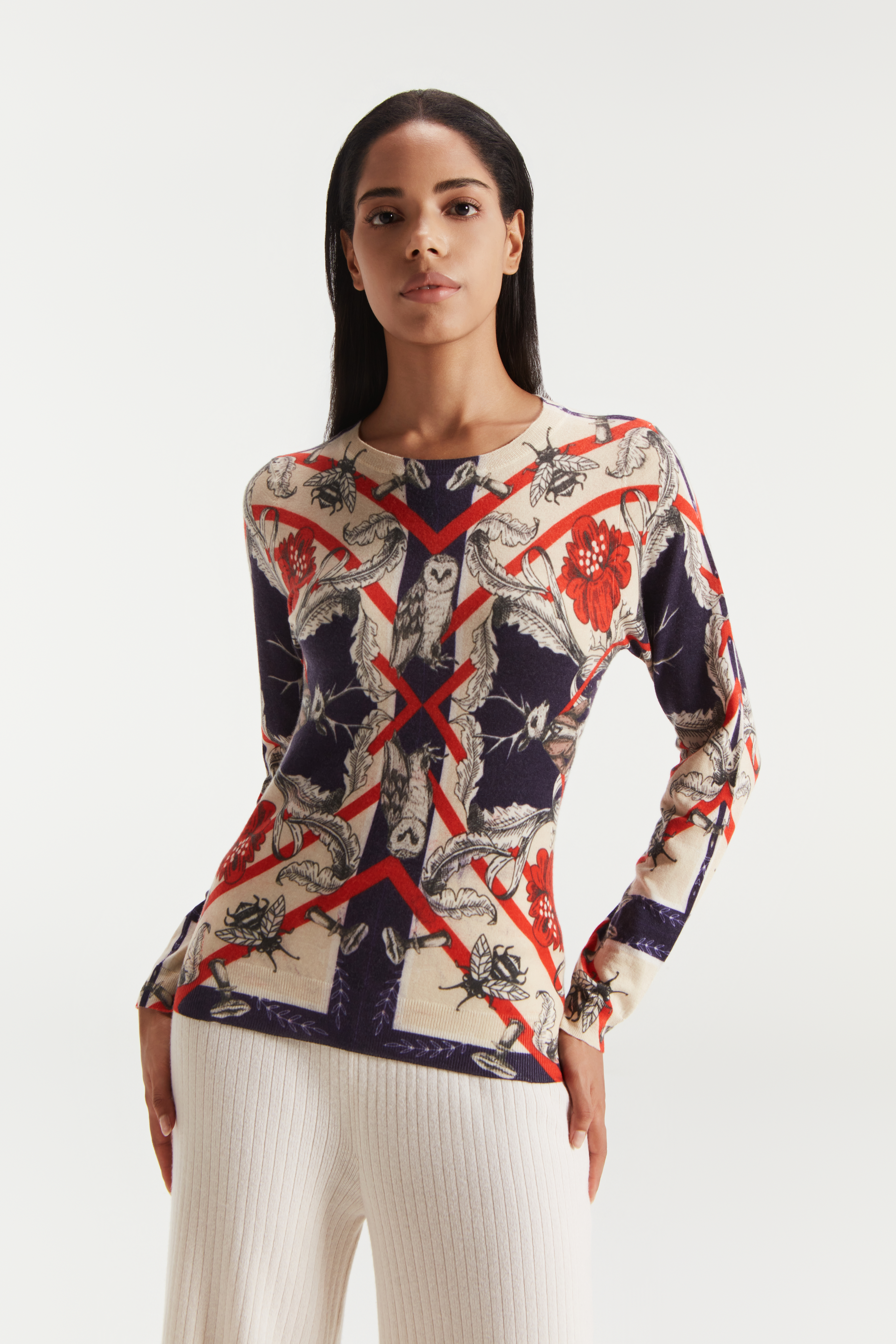 新しいデザインプルオーバーセーター