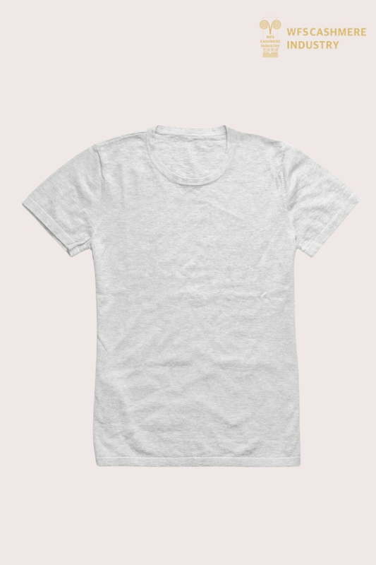 プレミアム 16 ゲージ コットン カシミア ニット T シャツ |ファインニットOEM
